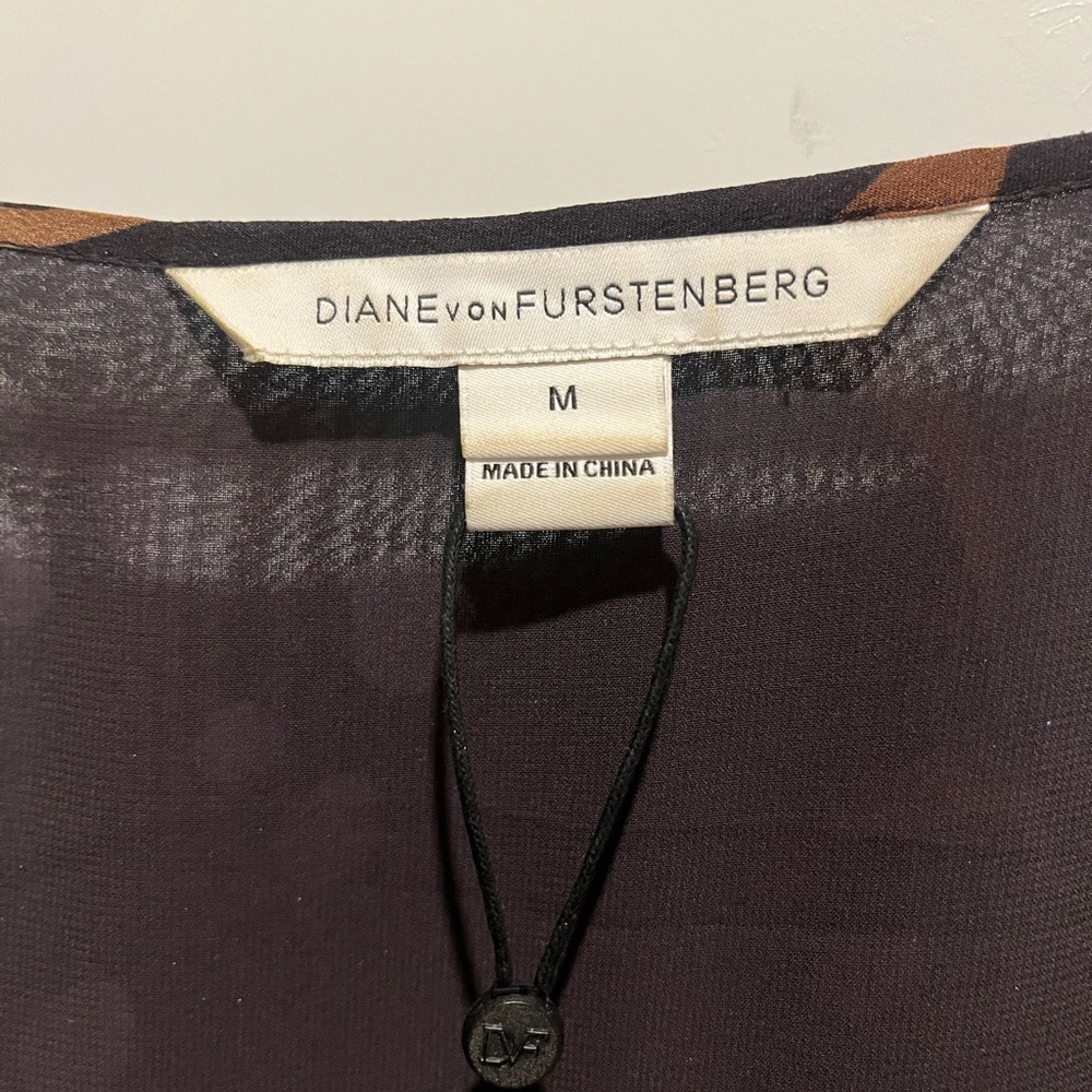 Diane von Furstenberg Silk Tiered Slip Dress - Picture 3 of 3